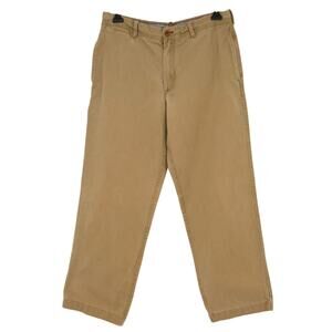 Timberland Pants Mens 34 x 30 Brown Rust Heavyweight Cotton Canvas Logo Utility